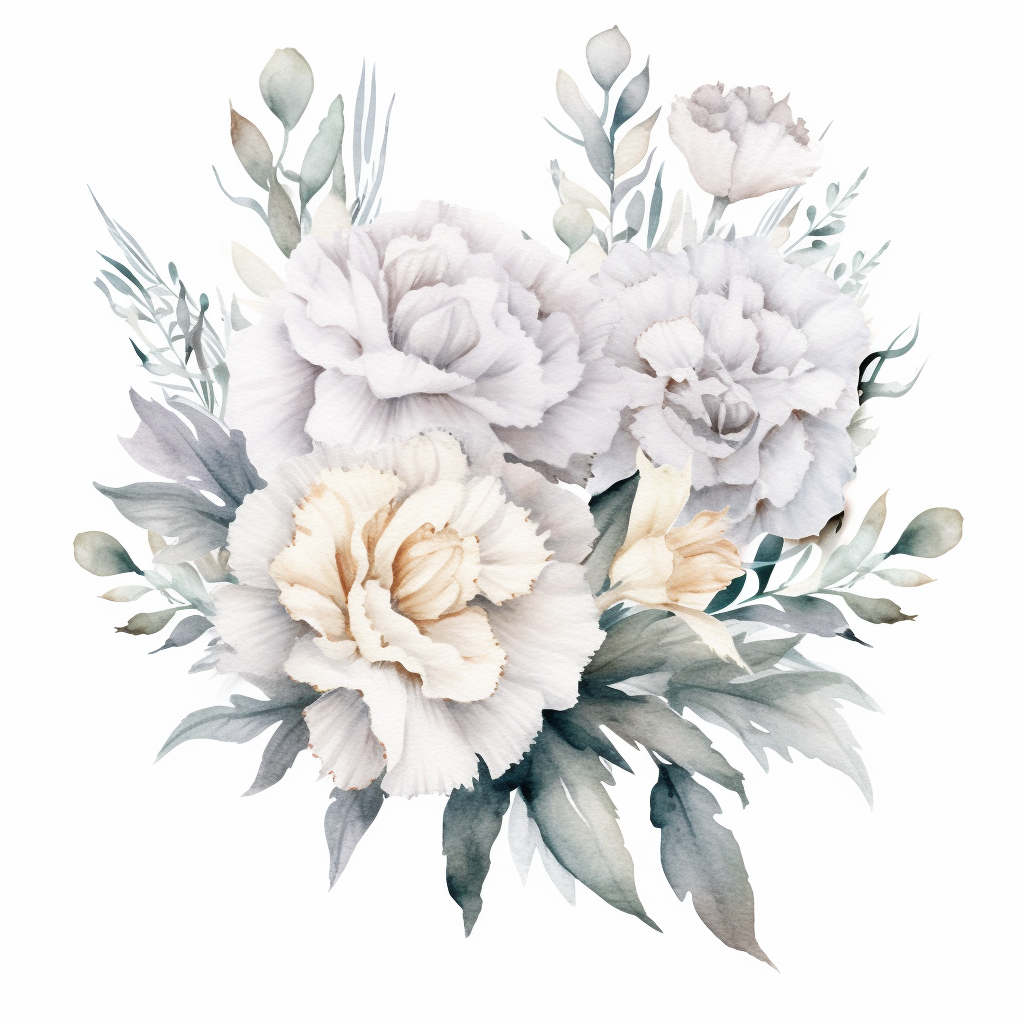 carnation flower cliparts
