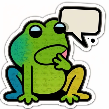 create a sticker with one frog on it. base it on these keywords: create 1 sticker brilliantly colored frogs separated frog stickers based on these keywords: stickers, black outline, stickers, colorful, lots of green too, 2d vector illustration sticker phone case stickers book journal stickers tiny stickers luggage stickers stickers skateboard stickers stickers goth stickers anime stickers laptop anime decal stickers spooky stickers thank you stickers printable frog sticker frog stickers cute fro