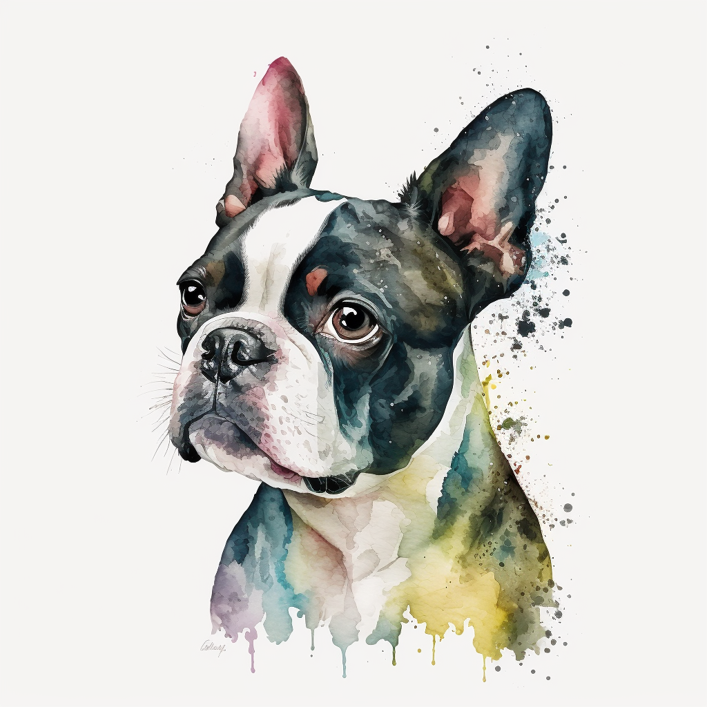 boston terrier cliparts