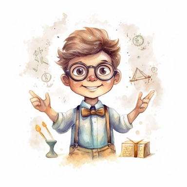 watercolor illustration, cute, teacher day clipart, highest resolution and on white background. solid edges and clear clipart