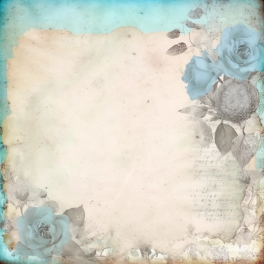 a pastel blue vintage background, in the style of letterboxing, Scrapbooking, watercolor printable clip art, watercolor splatter art in the style of Alberto seveso, Vintage paper blank for notes reminders to do list, graphite and dark beige colors, color grading, with calligraphic lines. rulers for writing, frame in the form of sheet music, spectacular backdrops, old-world charm, romantic sensibility, high res, free commercial use, parrot on the side, remove watermark, with stamp, spot, newspape