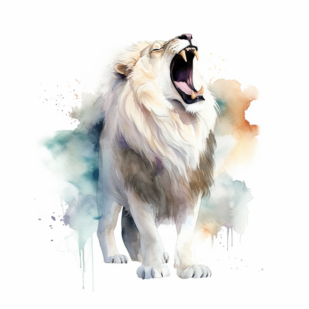 lion roar cliparts