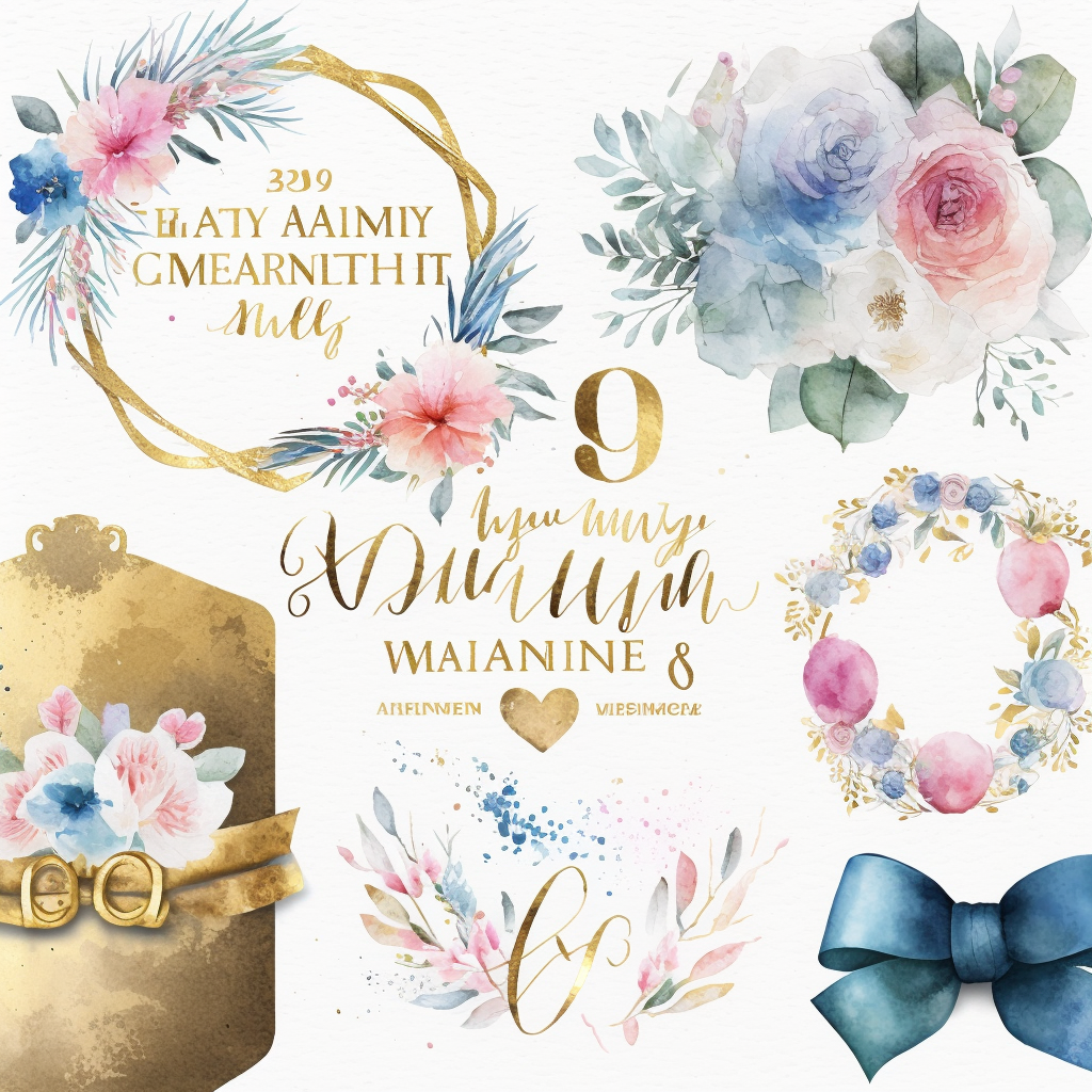 anniversaries cliparts