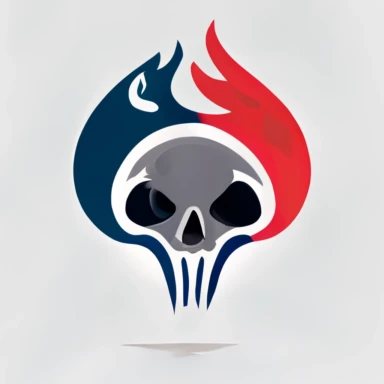 Round version of the Offical Logo of The NFL, American Football, Flaming Skull, Lightning Bird, Orca Whale, High Quality Clipart, Football Logo, Round, Red white and blue, Football Symbols, Star Symbols, Round Logo, Simple Logo