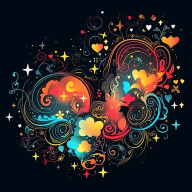 beautiful dreamy artwork for t shirt graphic, beautiful dreamy artwork for t shirt graphic, Imagine a world where gratitude fills our hearts, radiating positivity and contentment.dreamy, fireworks of MUSIC NOTES and scrolls, CONTOUR, VECTOR IMAGE, FLAT , simple, sharp, detailed, clipart