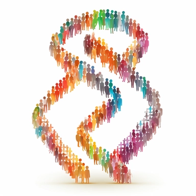 Human DNA, clipart