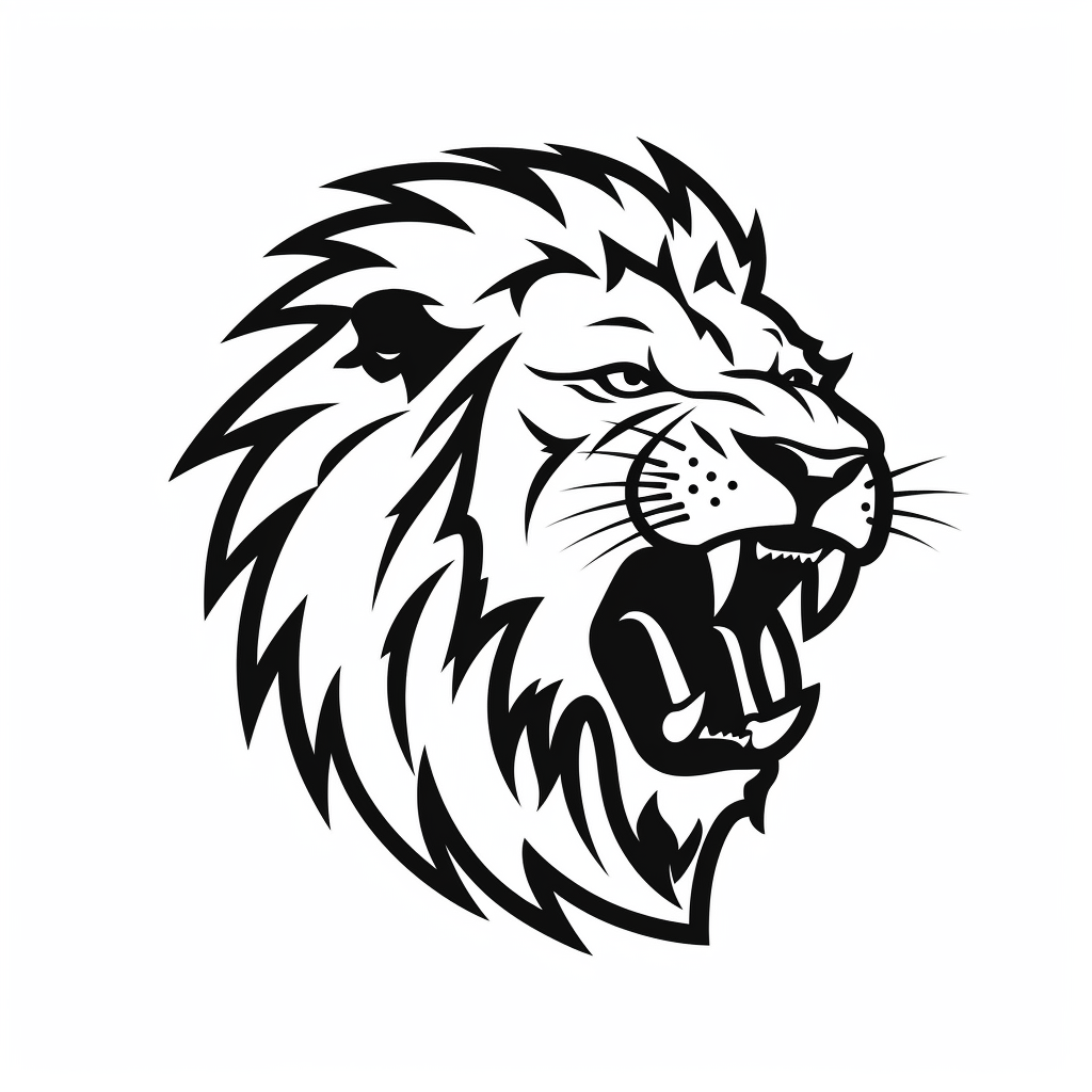 black lion cliparts