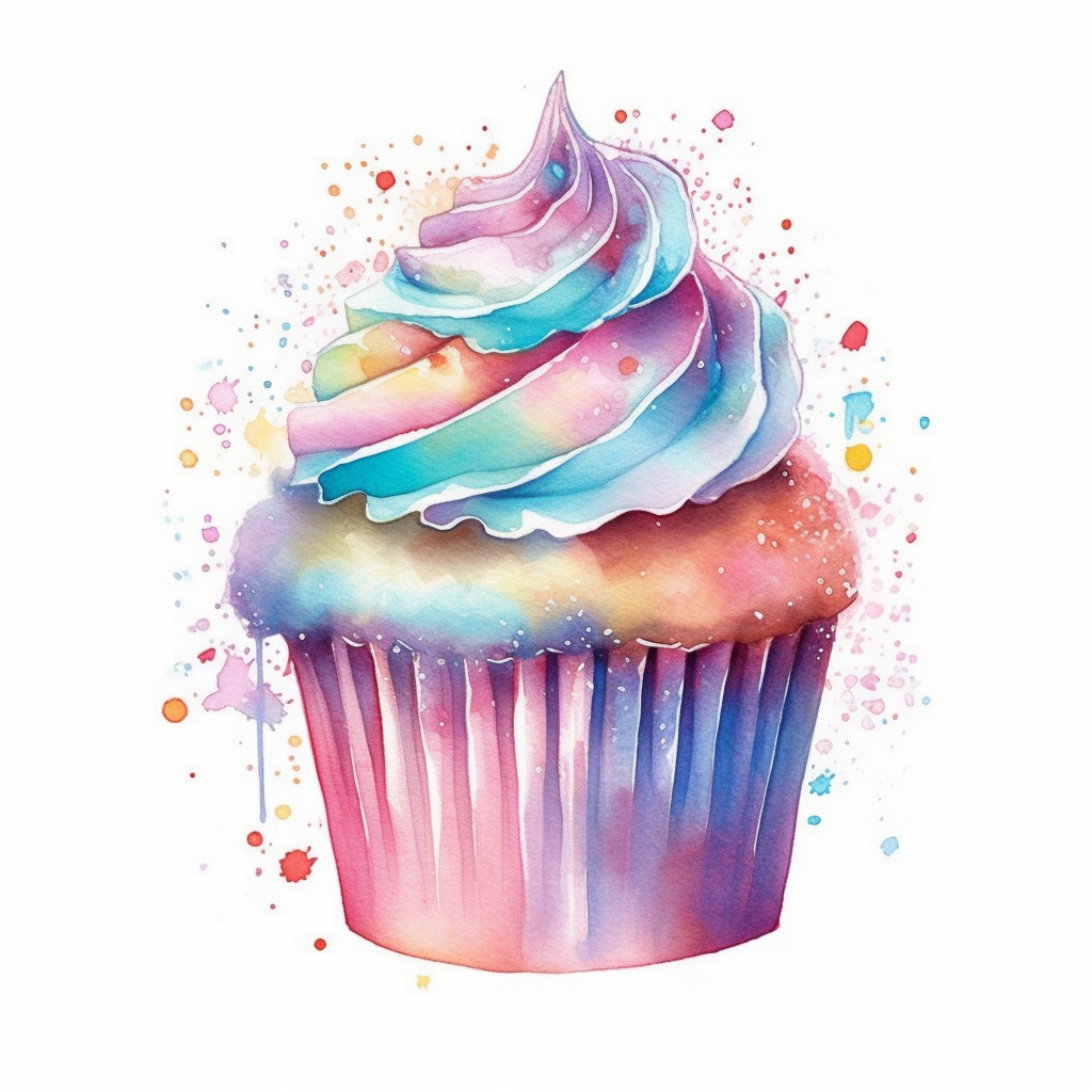 color cupcake cliparts