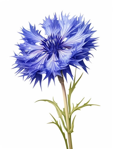 beautiful, bright colors, [cornflower] close-up, cinematic, dramatic, realistic, very detailed, white background, clipart,