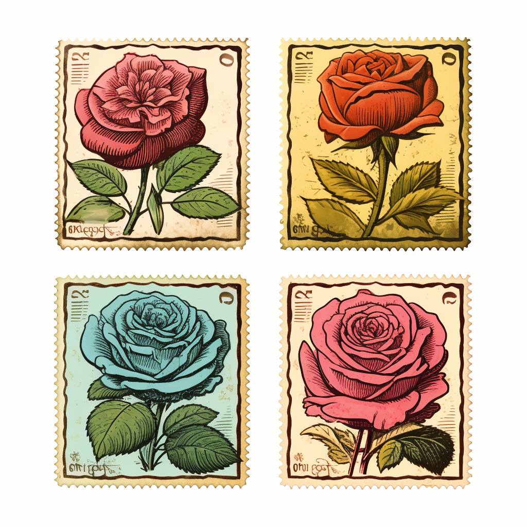 four cliparts