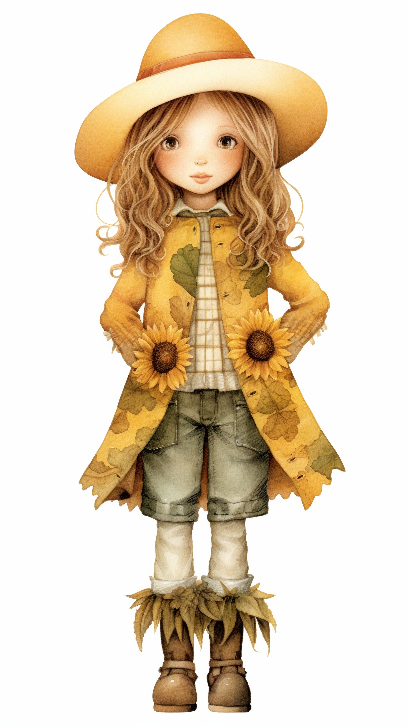 country sunflower cliparts