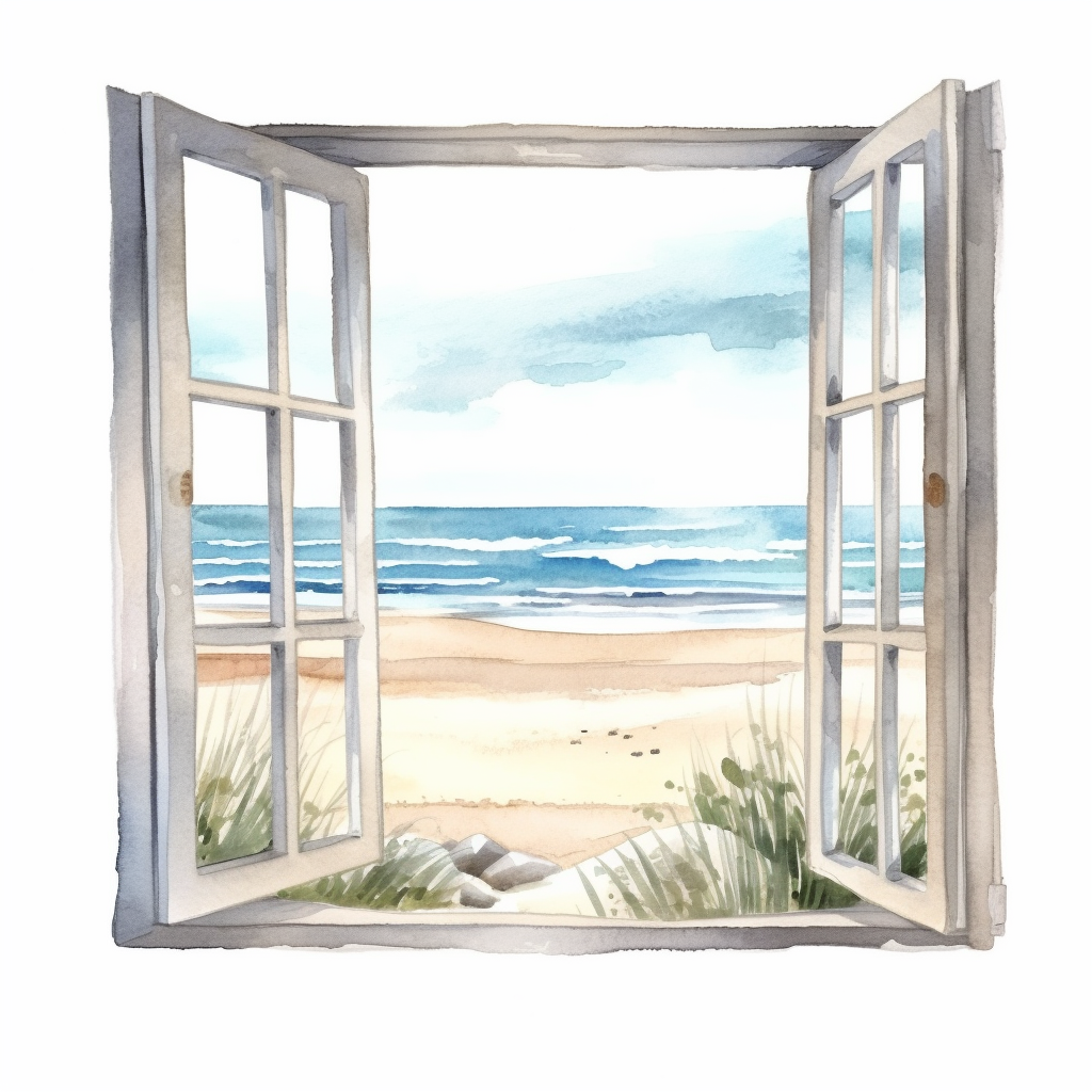 beach frame cliparts
