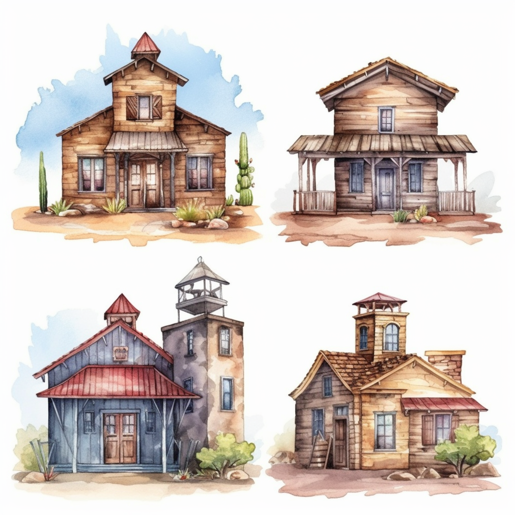old building cliparts