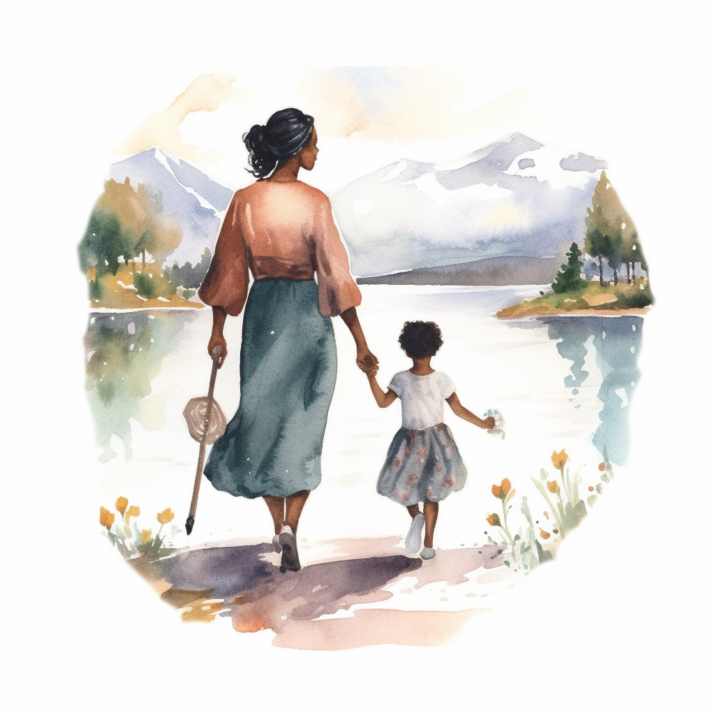 black mother cliparts
