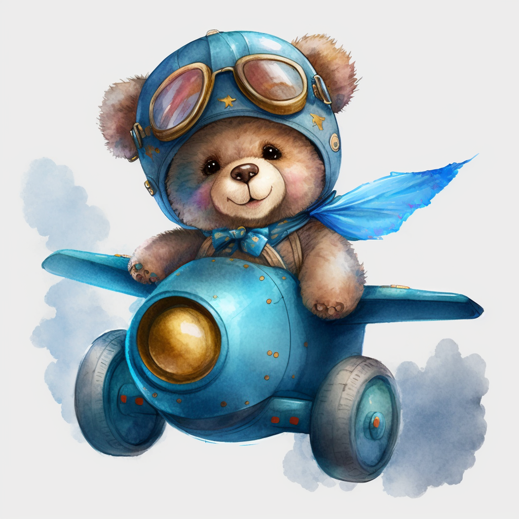 blue plane cliparts