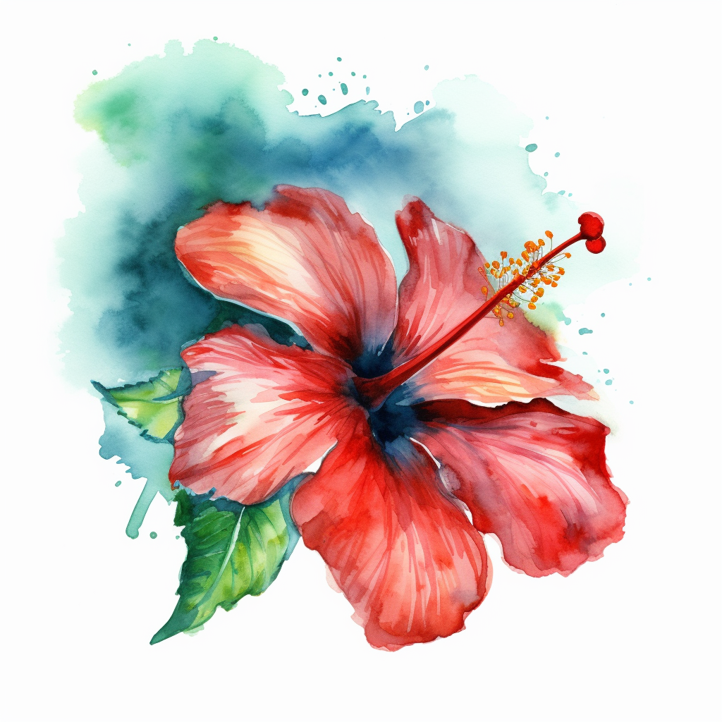 blue hibiscus cliparts