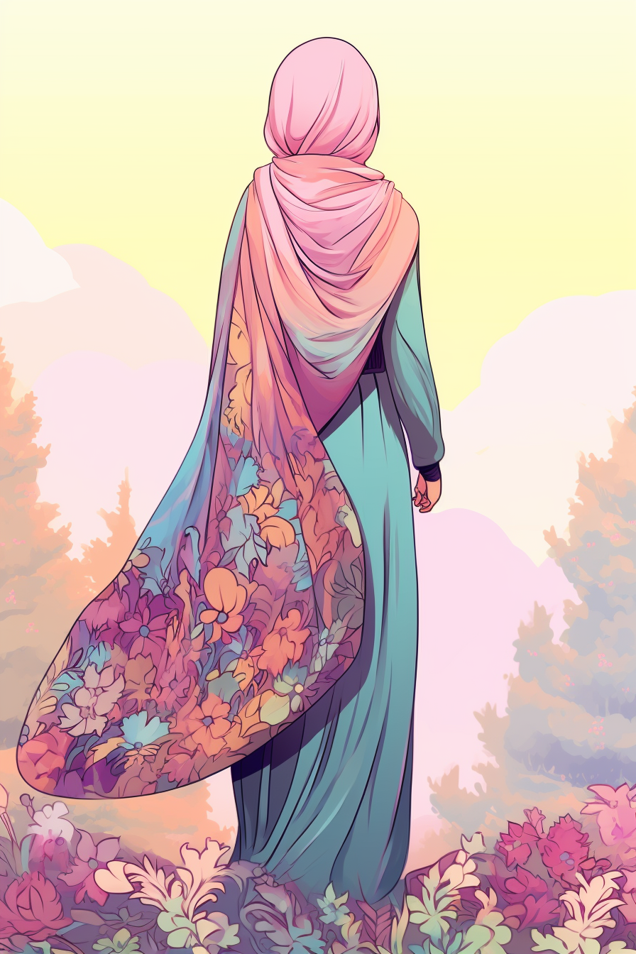 muslim woman cliparts