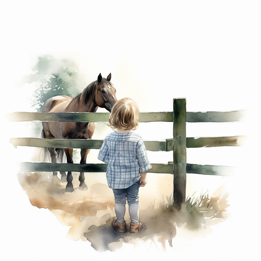 green horse cliparts