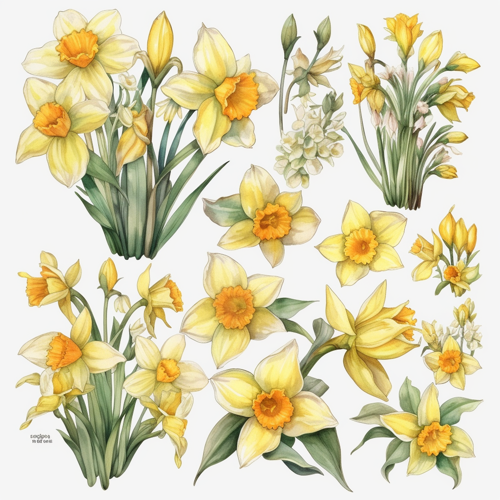 daffodil cliparts