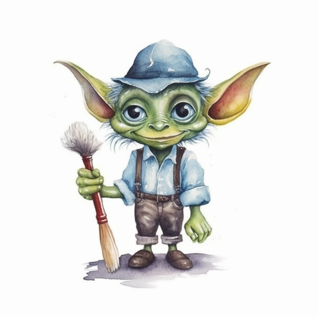 cute goblin cliparts