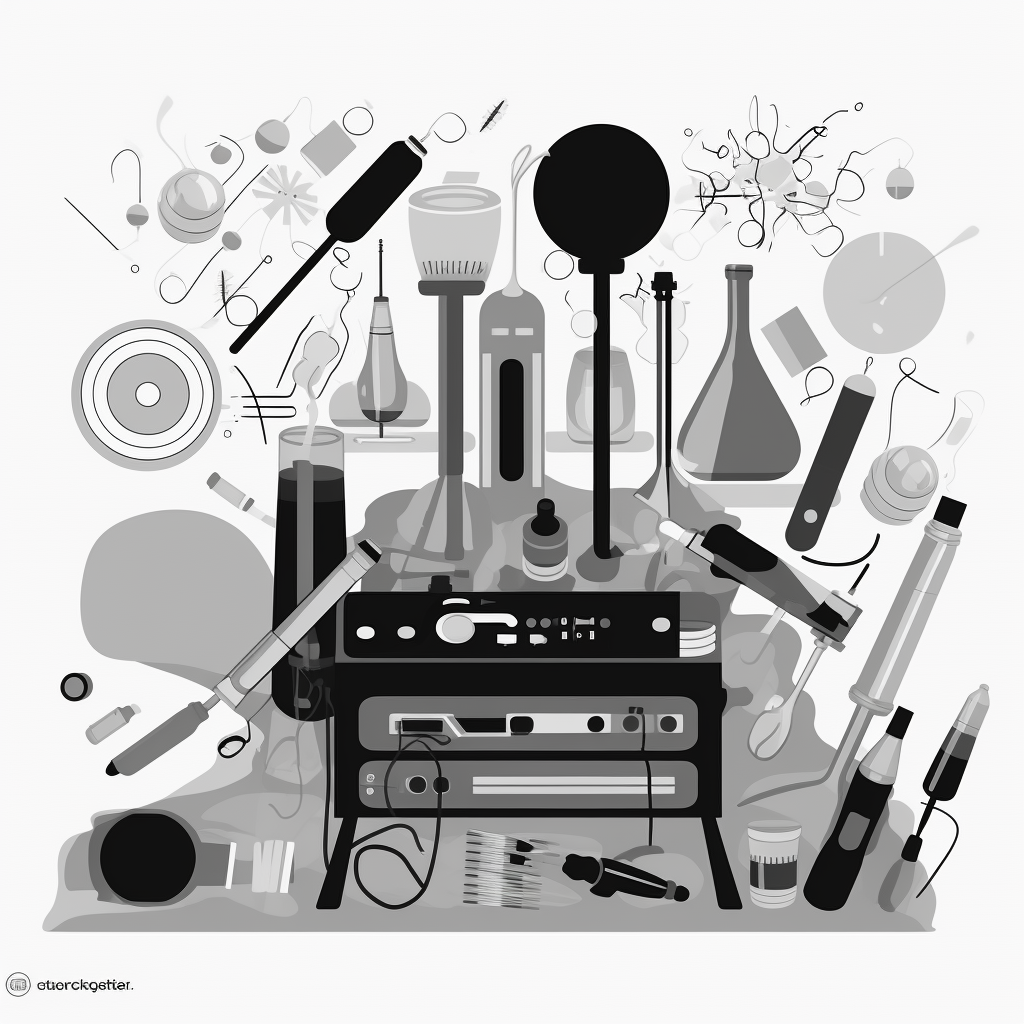 electronics background cliparts
