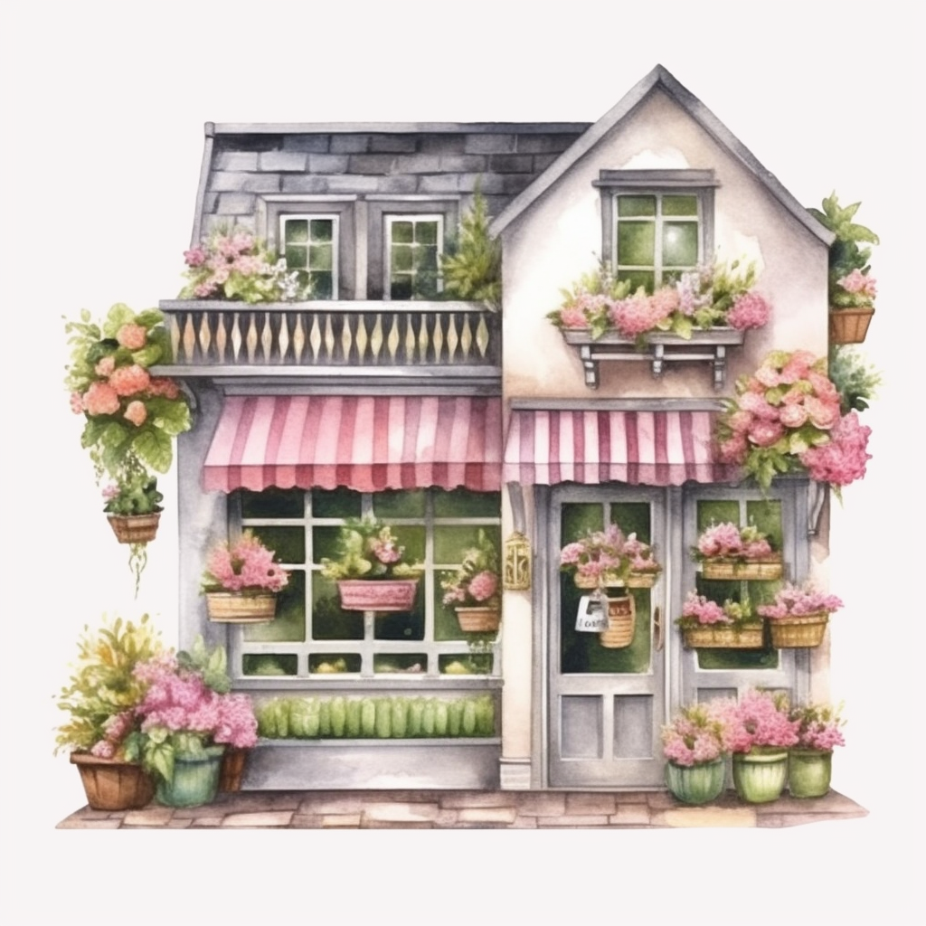 flower shop cliparts
