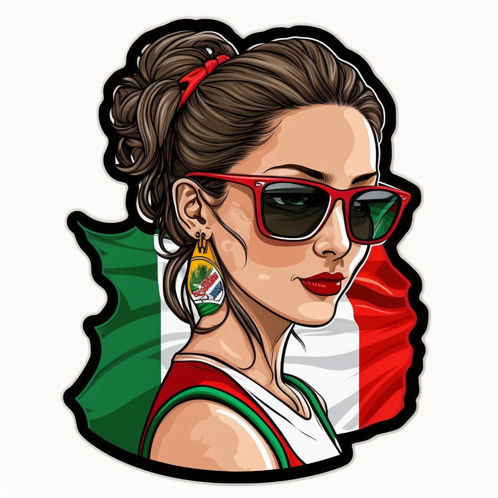 mexican flag clipart
