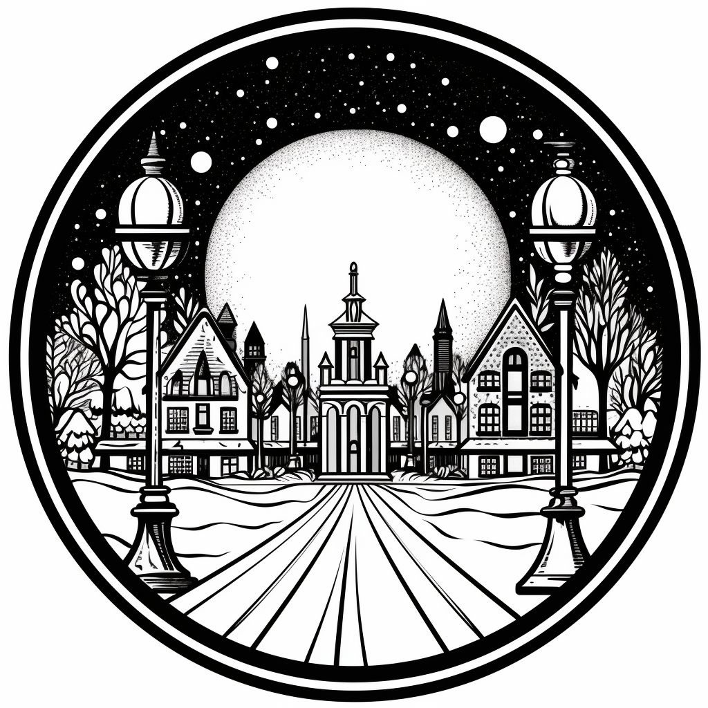 christmas circle cliparts