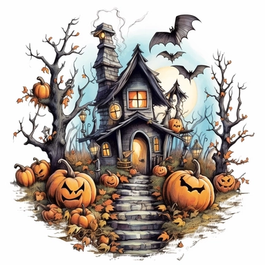 Halloween for Holiday clip art illustrator