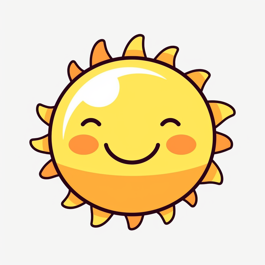cute sunshine cliparts