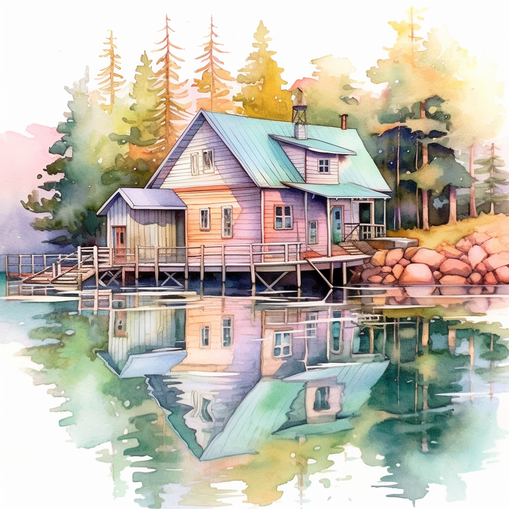 lakeside cliparts