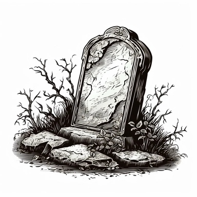 clipart of a gravestone