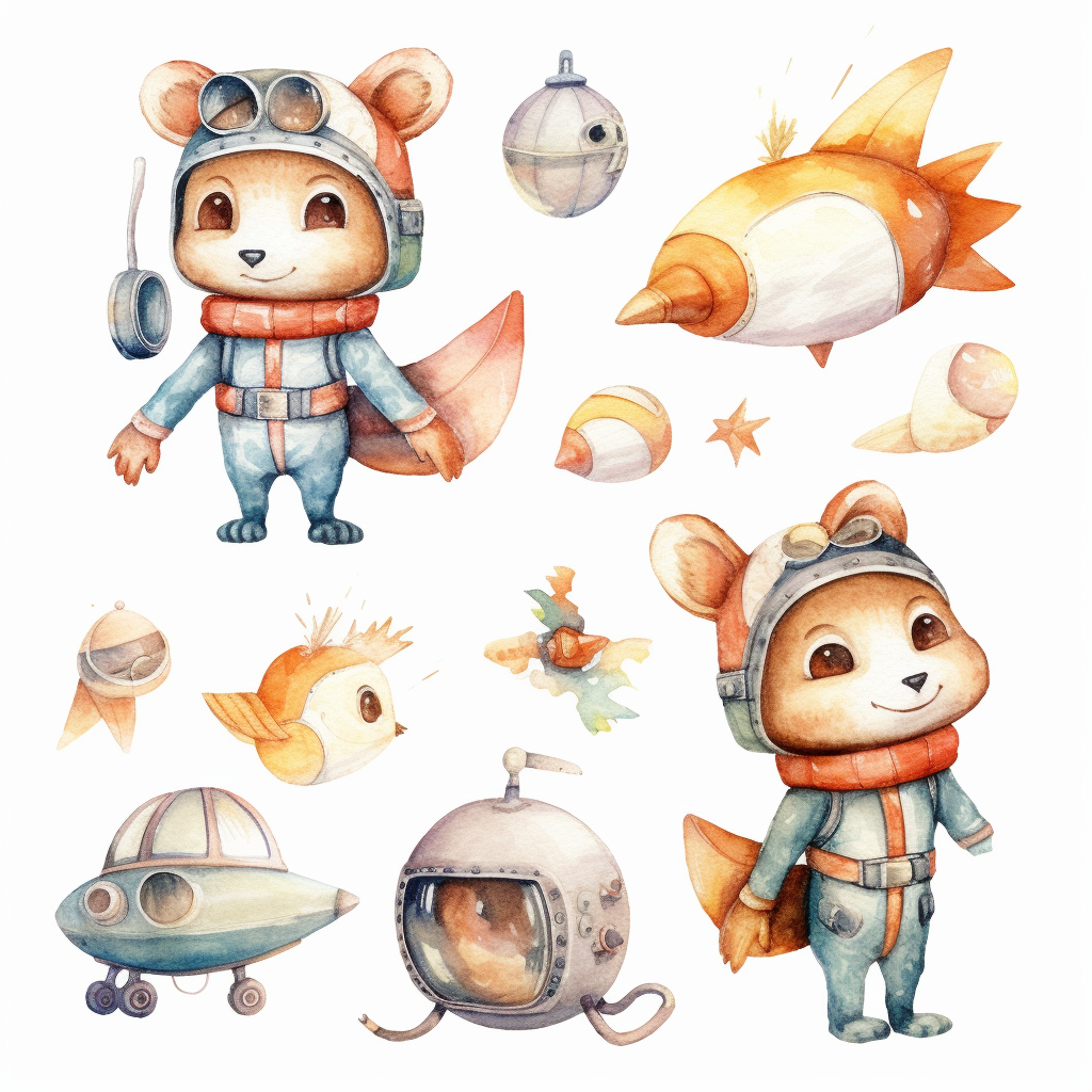 cute plane cliparts