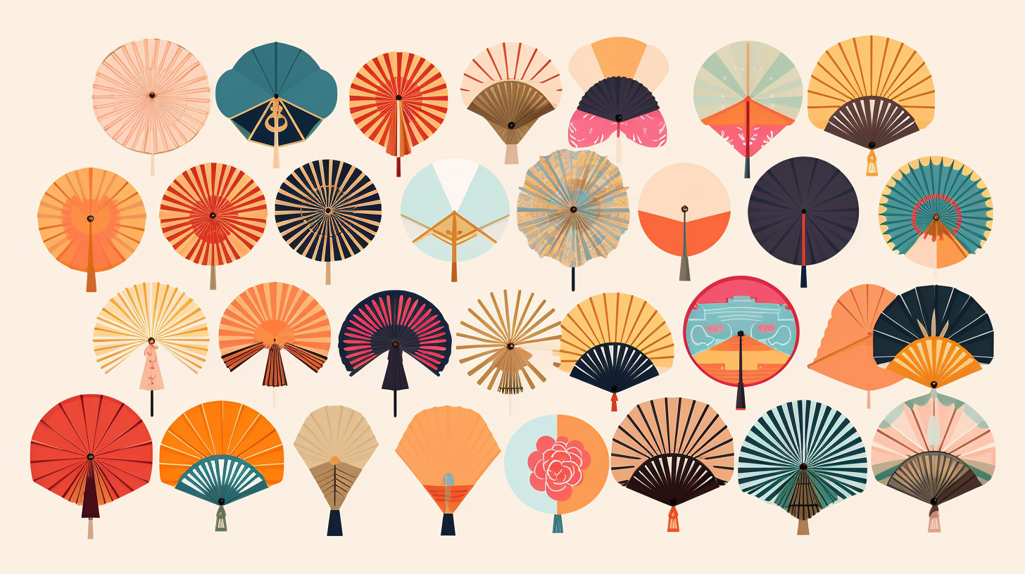 cute fan cliparts