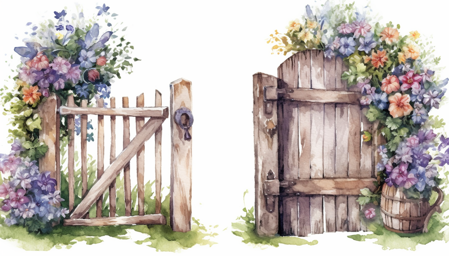 country flower cliparts
