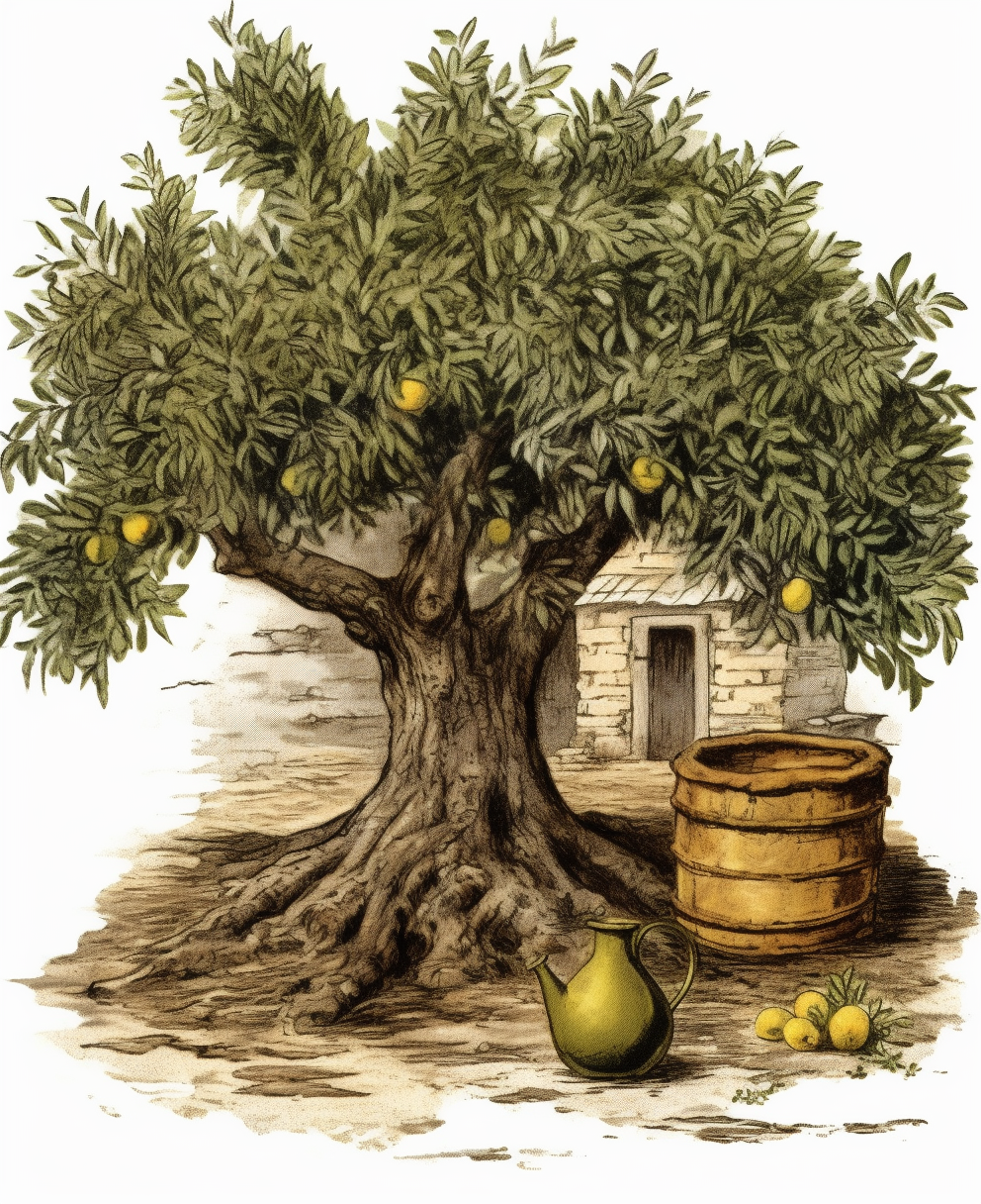olive tree clipart