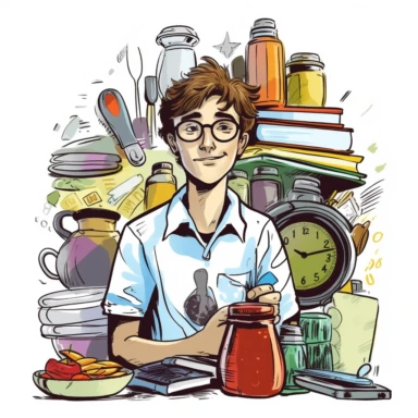 need clipart image teen ager cook, clean, communicate, problem solve, budget, manage time, prepare for work and college, and be mentally and physically healthy
