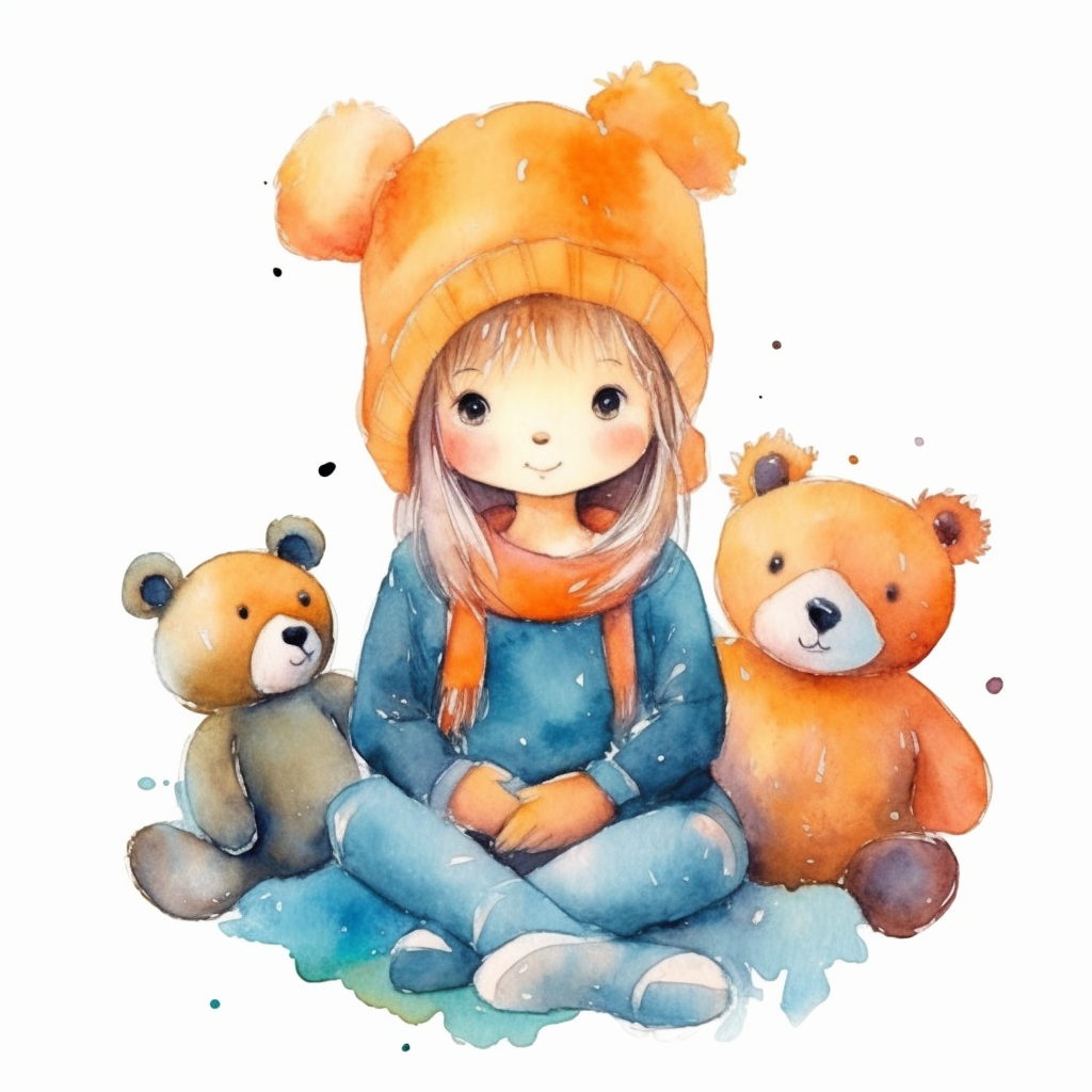 orange bear cliparts
