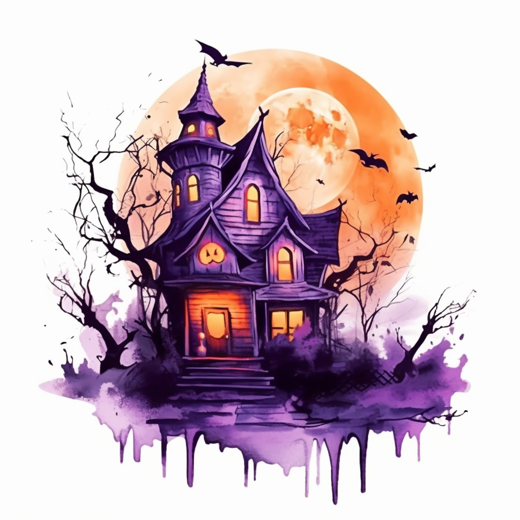 haunting halloween cliparts