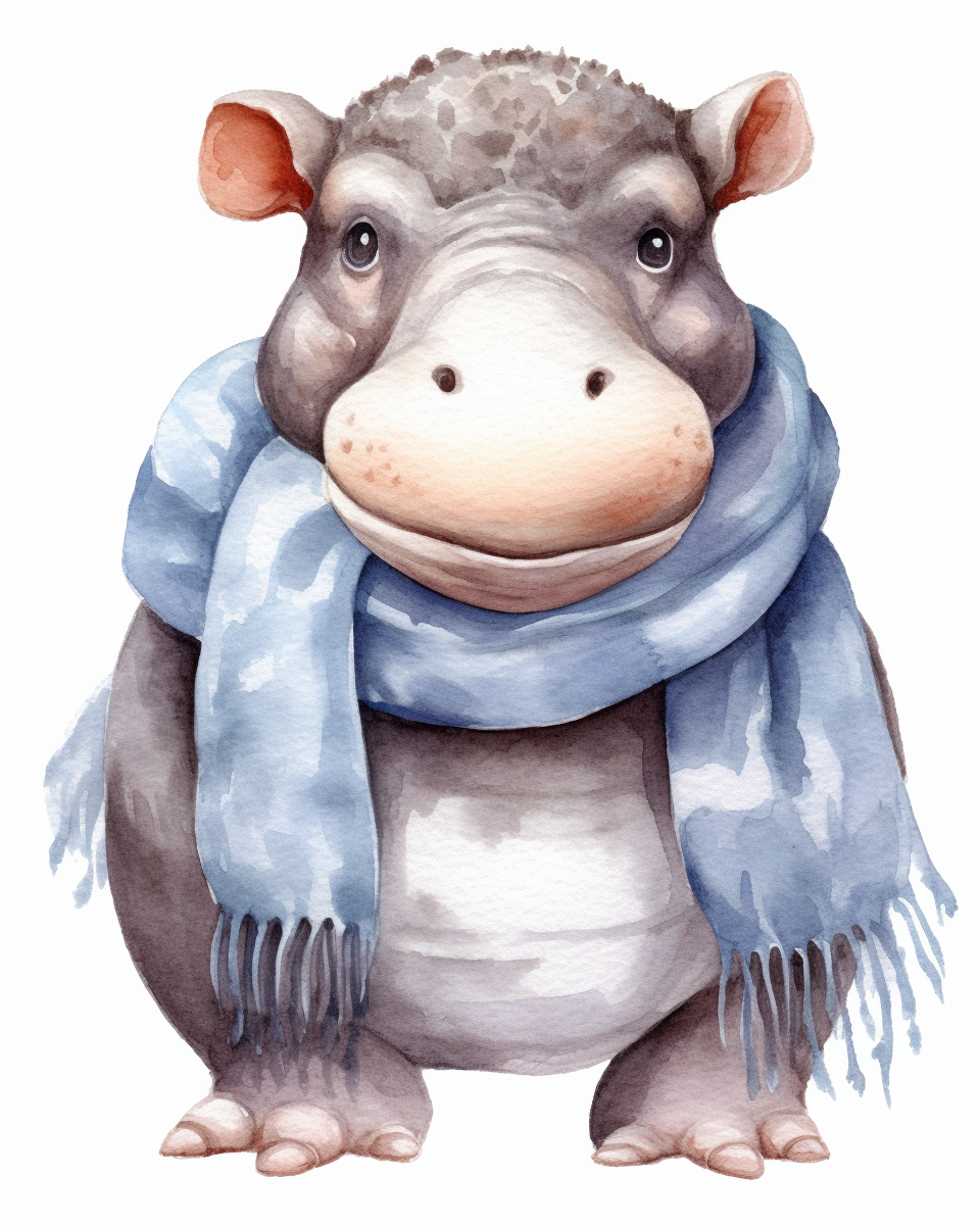 hippopotamus cliparts