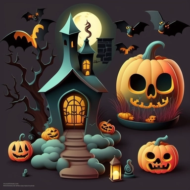 spooky halloween clipart