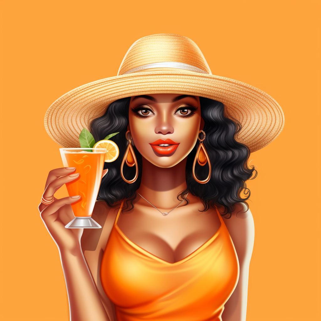 girl sun cliparts