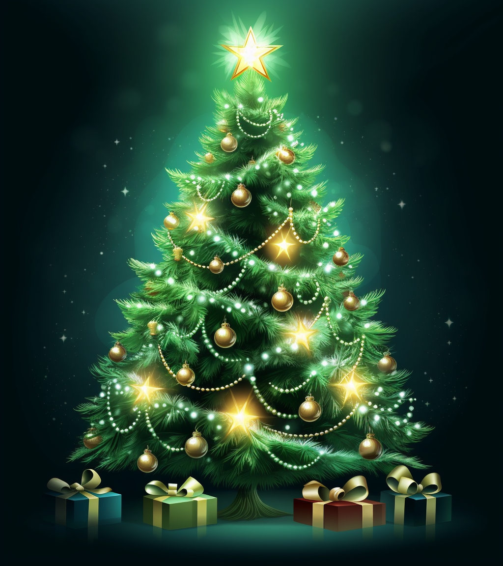 christmas trees clip art