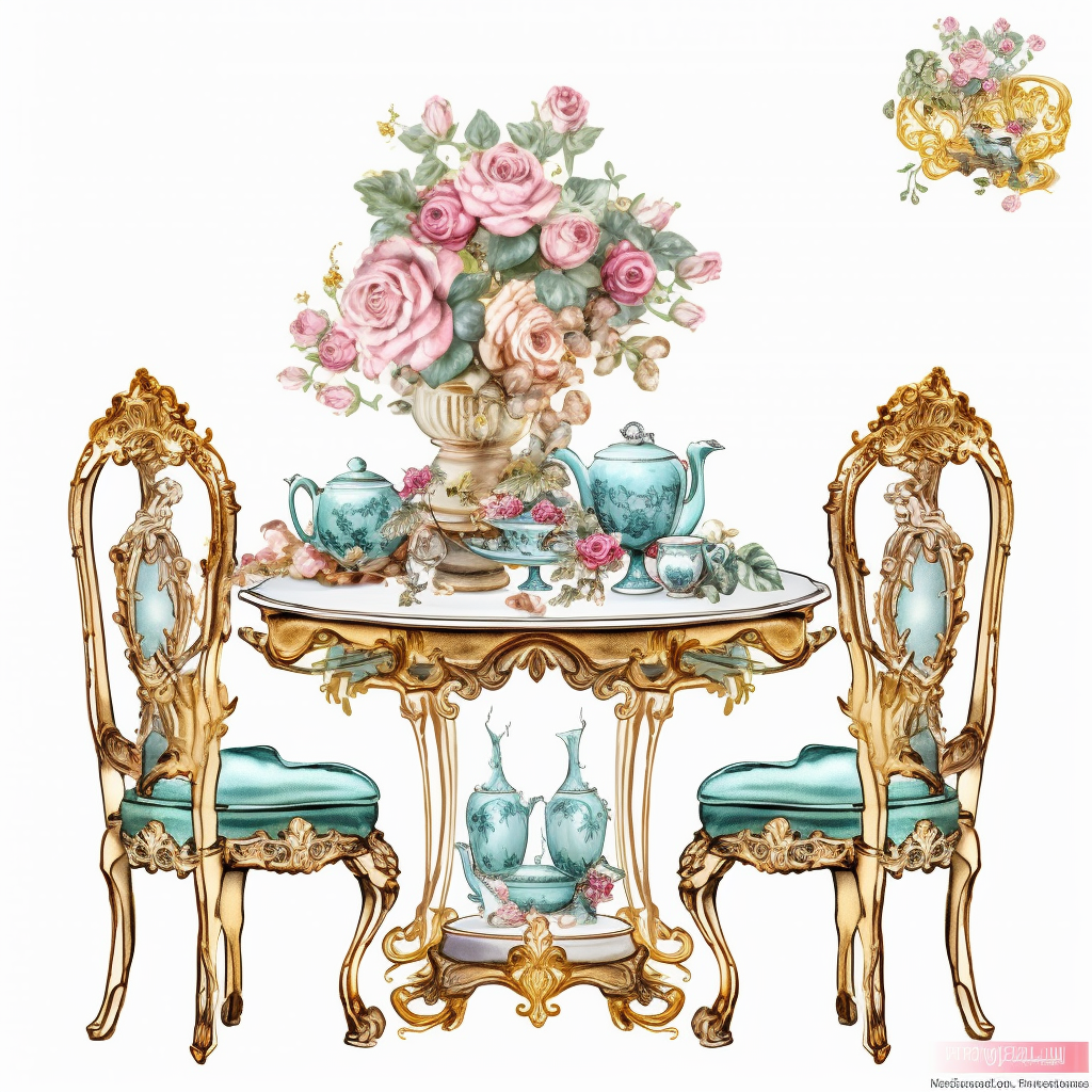 kitchen table cliparts
