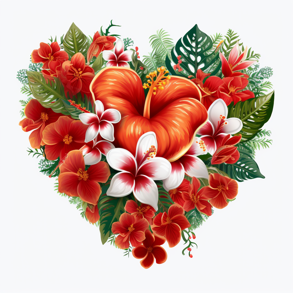 hawaiian flower clipart