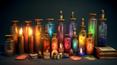 Wizards Inventory, books, candles, candles vials, witchcraft clipart, super detailed, vibrant, rich colors, magical effects, glow, hyper realistic, pretty, cute, large objects, 8k, isolated on a white background realistic photography, Higher coherence, Improved sharpness, accuracy, perfect look, perfect lighting, center of frame, ultra HD, 8k, Full body, OC renderer, sweet,sweet, dynamic background,(no unwanted borders or text artifacts)