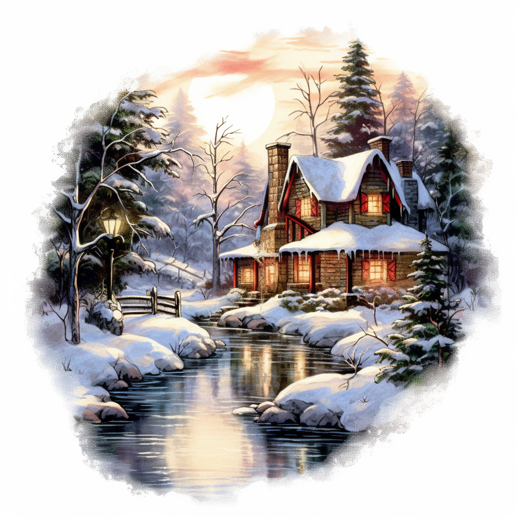 black and white christmas clipart