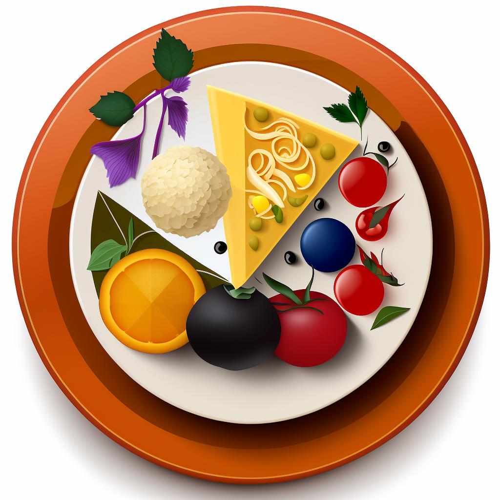 dinner plate clipart