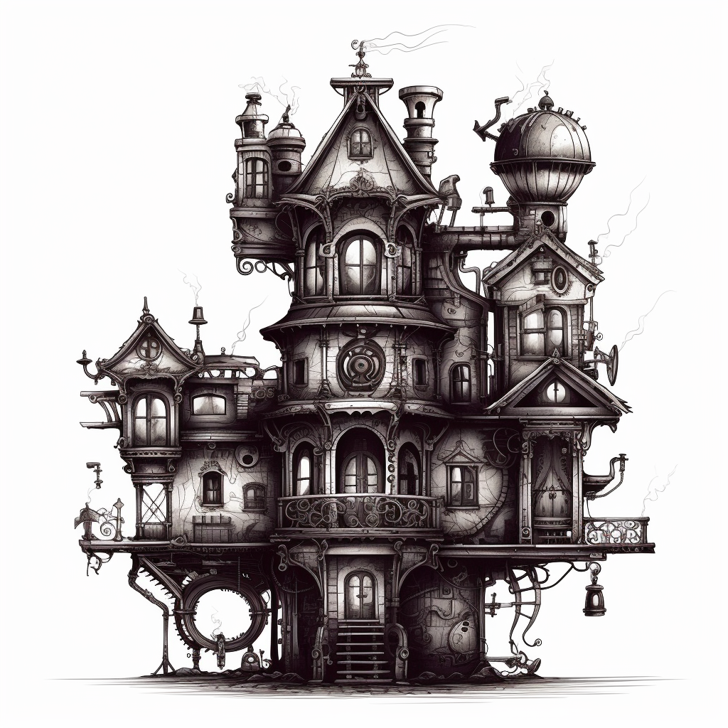 horror house cliparts