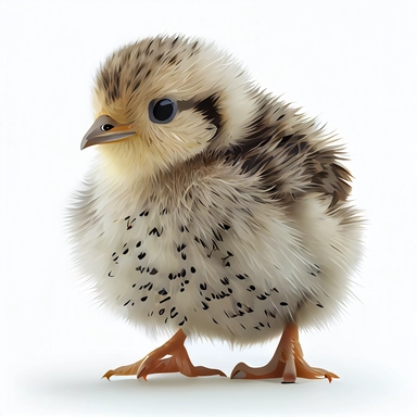 Cute little chicken , macro, clip art, no shadow, white background, hd hdhd, 8k, sharp,